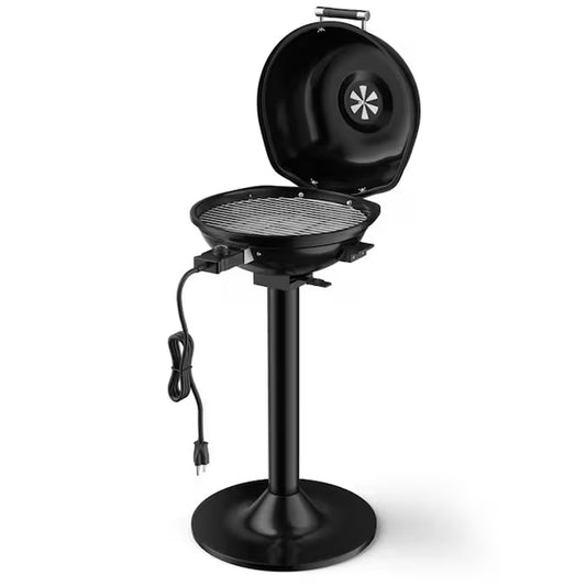 Portable Electric BBQ Grill 1600 -Watt Black Electric Grill