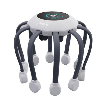 Octopus Claw Eight Claw Massager USB Charging Therapeutic Scratch Pad Electric Head Massager Therapeutic Electric Scalp Massager