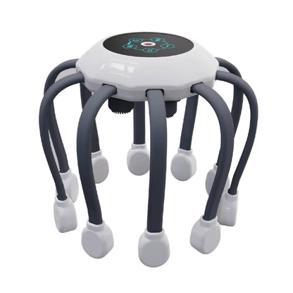 Octopus Claw Eight Claw Massager USB Charging Therapeutic Scratch Pad Electric Head Massager Therapeutic Electric Scalp Massager