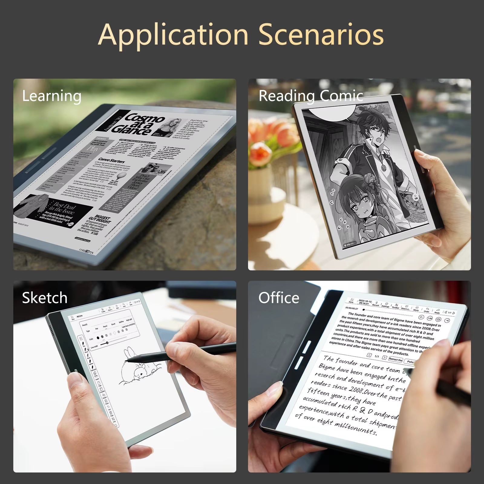 B751 7-Inch Ink Screen E-Book Reader Handwriting Electronic Paper Ebook Electronic Notebook Electronic Epaper Reader