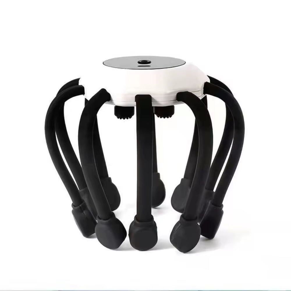 Octopus Claw Eight Claw Massager USB Charging Therapeutic Scratch Pad Electric Head Massager Therapeutic Electric Scalp Massager