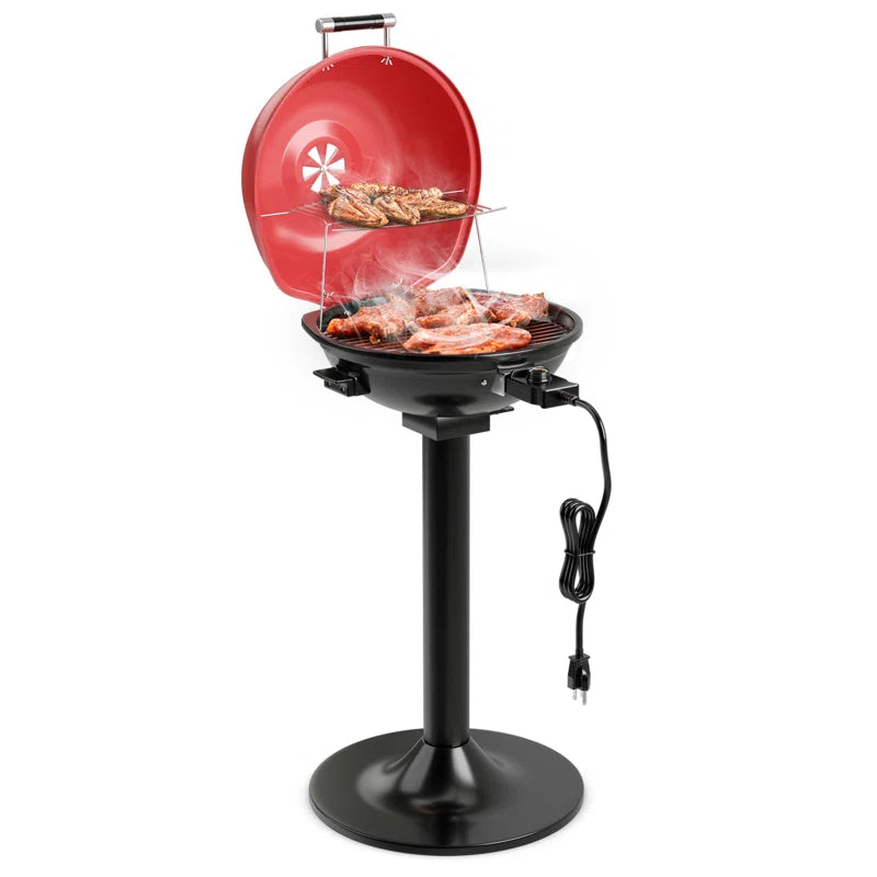 15'' Non Stick Electric Grill with Lid